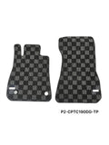 Phase 2 Motortrend (P2M) Checkered Carpet Race Floor Mats - Mercedes-Benz AMG GT/GTR C190 (2016-2021)