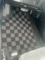P2-CPTCRX8891FRDG-TP - HONDA CIVIC CRX 1988-91 RACE FLOOR MATS : DARK GREY - View 3