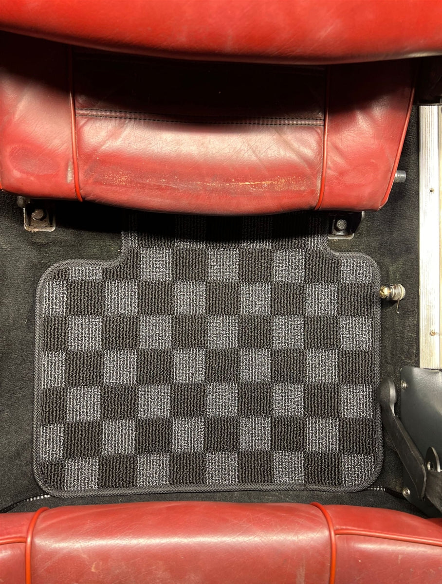 P2-CPTE24FRDG-TP - BMW E24 6-SERIES 1977-89 (COUPE 2 DOOR) RACE FLOOR MATS : DARK GREY (FRONT/REAR) - View 12