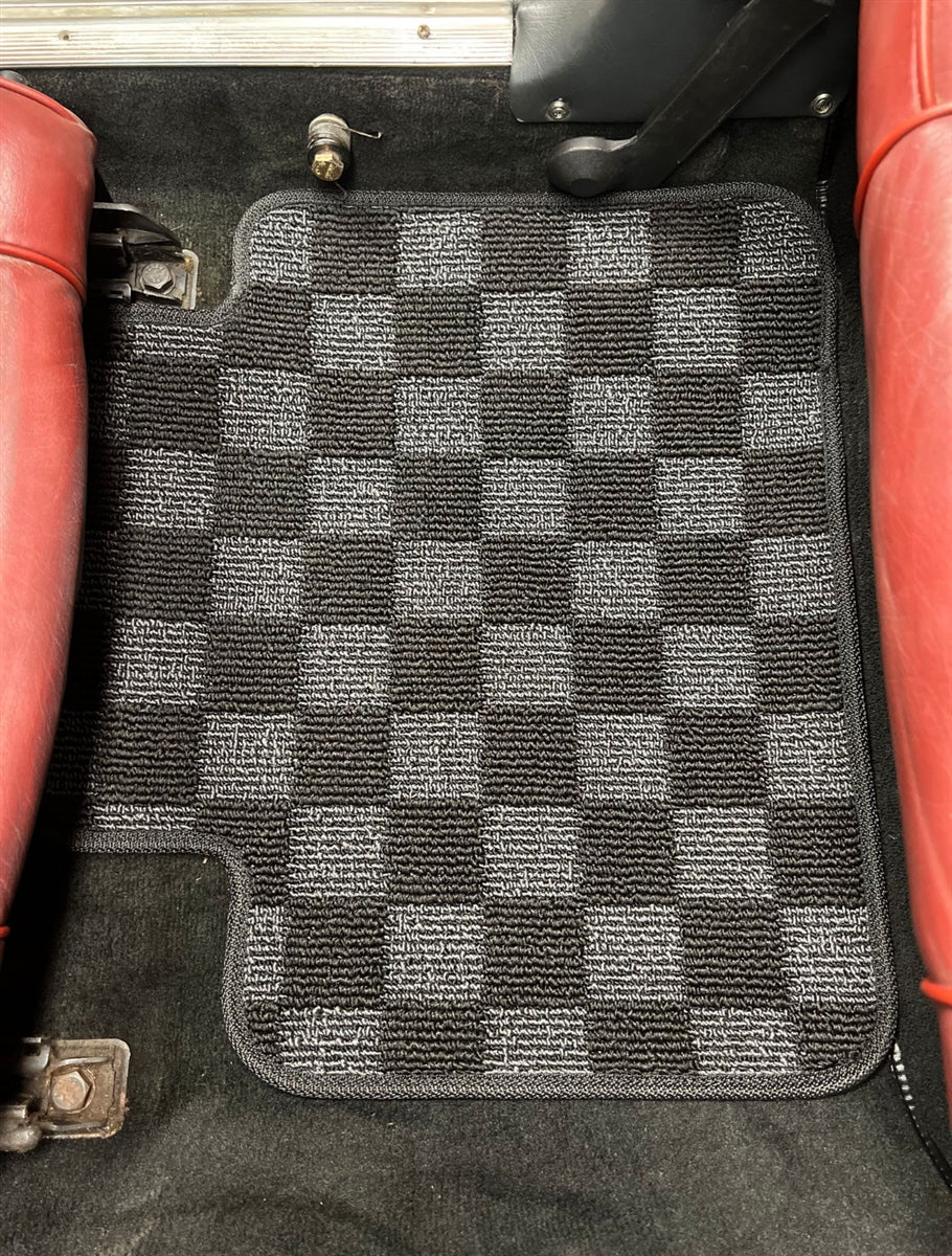 P2-CPTE24FRDG-TP - BMW E24 6-SERIES 1977-89 (COUPE 2 DOOR) RACE FLOOR MATS : DARK GREY (FRONT/REAR) - View 13
