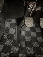 P2-CPTE24FRDG-TP - BMW E24 6-SERIES 1977-89 (COUPE 2 DOOR) RACE FLOOR MATS : DARK GREY (FRONT/REAR) - View 8