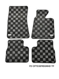 P2-CPTE30FRDGRHD-TP - [RHD] BMW E30 1984-91 3 SERIES COUPE/SEDAN RACE FLOOR MATS : DARK GREY - View 1