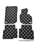 P2-CPTE36FRDGRHD-TP - [RHD] BMW E36 1984-91 3 SERIES COUPE/SEDAN RACE FLOOR MATS : DARK GREY - View 1