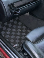 P2-CPTE36FRDGRHD-TP - [RHD] BMW E36 1984-91 3 SERIES COUPE/SEDAN RACE FLOOR MATS : DARK GREY - View 6