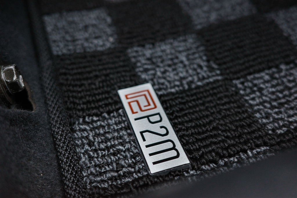 P2-CPTEP3FRDG-TP - HONDA CIVIC EP3 2001-05 HATCHBACK RACE FLOOR MATS : DARK GREY (FRONT/REAR) - View 10