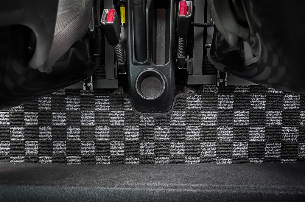 P2-CPTEP3FRDG-TP - HONDA CIVIC EP3 2001-05 HATCHBACK RACE FLOOR MATS : DARK GREY (FRONT/REAR) - View 11