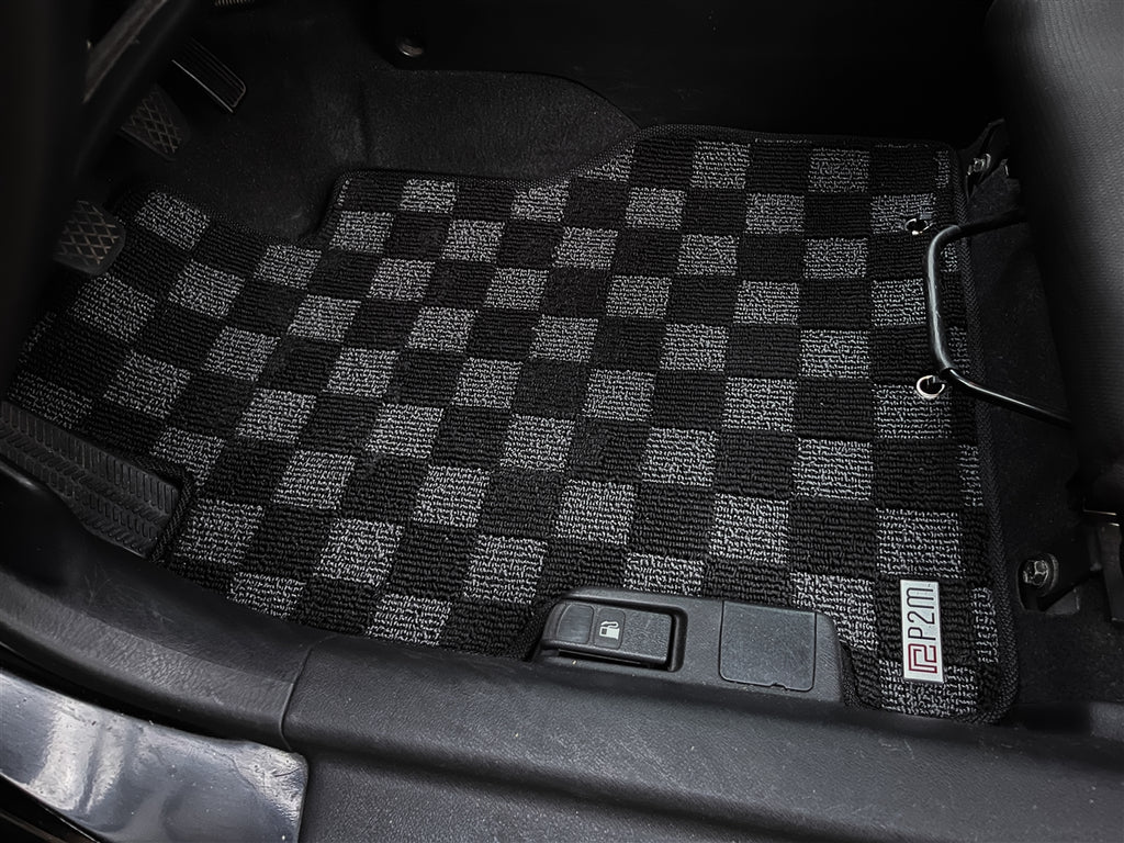 P2-CPTEP3FRDG-TP - HONDA CIVIC EP3 2001-05 HATCHBACK RACE FLOOR MATS : DARK GREY (FRONT/REAR) - View 4