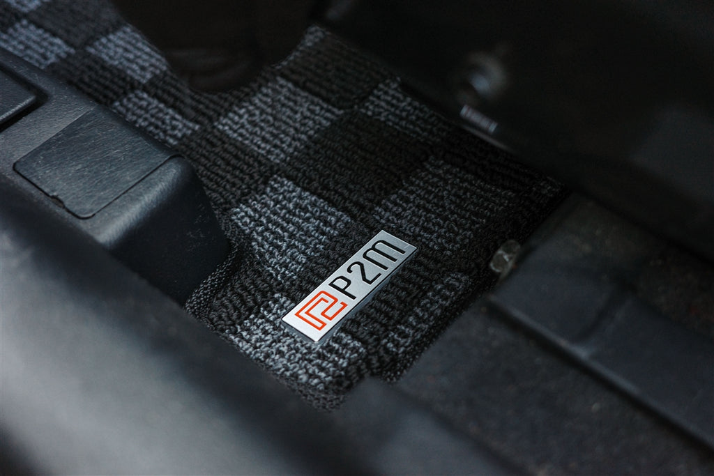 P2-CPTEP3FRDG-TP - HONDA CIVIC EP3 2001-05 HATCHBACK RACE FLOOR MATS : DARK GREY (FRONT/REAR) - View 6