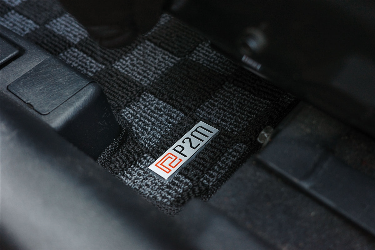 P2-CPTEP3FRDG-TP - HONDA CIVIC EP3 2001-05 HATCHBACK RACE FLOOR MATS : DARK GREY (FRONT/REAR) - View 6