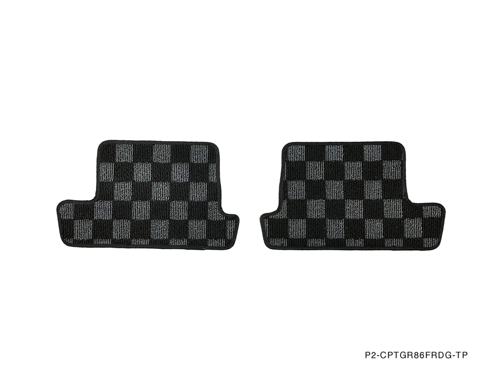 P2-CPTGR86FRDG-TP-2 - TOYOTA GR86 / SUBARU BRZ 2022+ FRONT RACE FLOOR MATS - View 3
