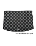 P2-CPTMAZ3BKDGTR-TP - MAZDA 3 / MAZDASPEED 3 2007-09 (BK) HATCH RACE TRUNK MATS : DARK GREY - View 1