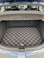 P2-CPTMAZ3BKDGTR-TP - MAZDA 3 / MAZDASPEED 3 2007-09 (BK) HATCH RACE TRUNK MATS : DARK GREY - View 2