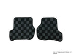 P2-CPTMK6GOLFFRDG-TP-2 - [EU] VOLKSWAGEN MK6 GOLF GTI HATCH (4/5 DOOR) 2010-14 / VW GOLF R 2012-13  FRONT + REAR RACE FLOOR MATS : DARK GREY - View 3