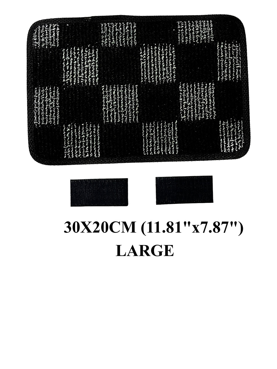 P2-CPTMK6GOLFFRDG-TP-2 - [EU] VOLKSWAGEN MK6 GOLF GTI HATCH (4/5 DOOR) 2010-14 / VW GOLF R 2012-13  FRONT + REAR RACE FLOOR MATS : DARK GREY - View 4