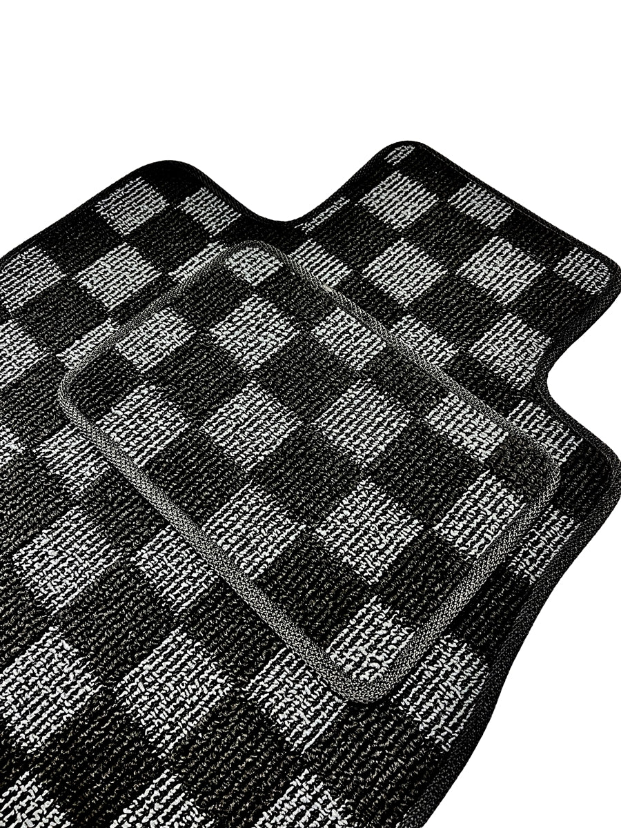 P2-CPTMK6GOLFFRDG-TP-2 - [EU] VOLKSWAGEN MK6 GOLF GTI HATCH (4/5 DOOR) 2010-14 / VW GOLF R 2012-13  FRONT + REAR RACE FLOOR MATS : DARK GREY - View 5