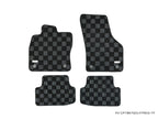 P2M Checkered Floor Mats - VW Golf / R / GTI (2015-2021) - P2-CPTMK7GOLFFRDG-TP