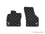 P2M Checkered Floor Mats - VW Golf / R / GTI (2015-2021) - P2-CPTMK7GOLFFRDG-TP