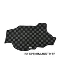 Phase 2 Motortrend (P2M) Checkered Carpet Race Trunk Mat - Mazda Miata NB (1999-2005)