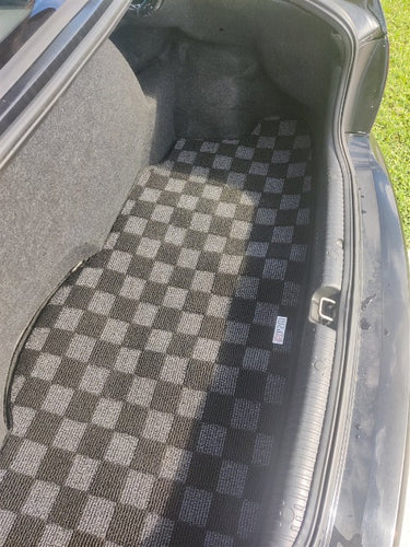 Phase 2 Motortrend (P2M) Checkered Carpet Trunk Mat - Pontiac GTO (2004-2006)