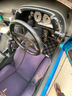 P2-CPTR32GTRFRDGRHD-TP - [RHD] R32 SKYLINE GTR (JDM RHD) FRONT + REAR RACE FLOOR MATS : DARK GREY - View 9