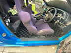 P2-CPTR32GTRFRDGRHD-TP - [RHD] R32 SKYLINE GTR (JDM RHD) FRONT + REAR RACE FLOOR MATS : DARK GREY - View 10