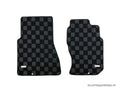 P2-CPTR32GTRFRDGRHD-TP - [RHD] R32 SKYLINE GTR (JDM RHD) FRONT + REAR RACE FLOOR MATS : DARK GREY - View 1