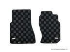 P2-CPTR32GTRFRDGRHD-TP - [RHD] R32 SKYLINE GTR (JDM RHD) FRONT + REAR RACE FLOOR MATS : DARK GREY - View 1