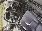 P2-CPTR32GTRFRDGRHD-TP - [RHD] R32 SKYLINE GTR (JDM RHD) FRONT + REAR RACE FLOOR MATS : DARK GREY - View 3