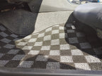 P2-CPTR32GTRFRDGRHD-TP - [RHD] R32 SKYLINE GTR (JDM RHD) FRONT + REAR RACE FLOOR MATS : DARK GREY - View 4