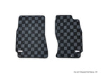 P2-CPTR33GTRFRDGRHD-TP - [RHD] R33 SKYLINE GTR (JDM RHD) FRONT + REAR RACE FLOOR MATS : DARK GREY - View 1