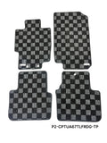 P2-CPTUA67TLFRDG-TP - ACURA TL (UA6/UA7) 2004-08  RACE FLOOR MATS : DARK GREY - View 1