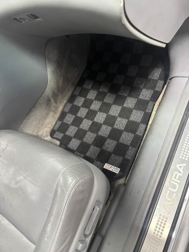 P2-CPTUA67TLFRDG-TP - ACURA TL (UA6/UA7) 2004-08  RACE FLOOR MATS : DARK GREY - View 7