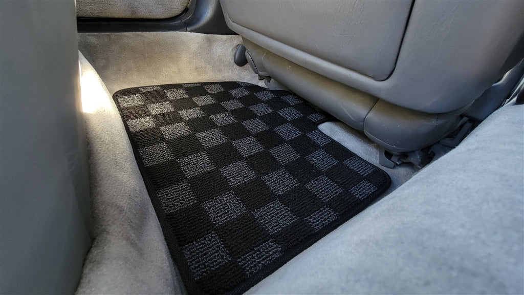 P2-CPTUFC10FRDG-TP - LEXUS LS400 1990-95 (UFC10) FRONT + REAR RACE FLOOR MATS : DARK GREY - View 6