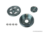 Phase 2 Motortrend (P2M) 3pc Aluminum Pulley Kit - Nissan 240SX S13 / S14 KA24DE DOHC
