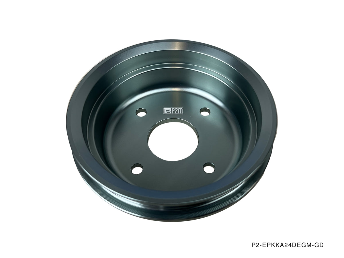 P2M 3pc Aluminum Pulley Kit - Nissan 240SX S13 / S14 KA24DE DOHC - P2-EPKKA24DEGM-GD