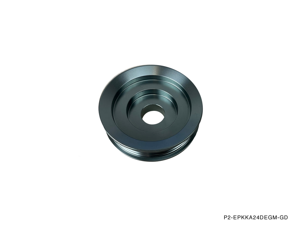 Phase 2 Motortrend (P2M) 3pc Aluminum Pulley Kit - Nissan 240SX S13 / S14 KA24DE DOHC