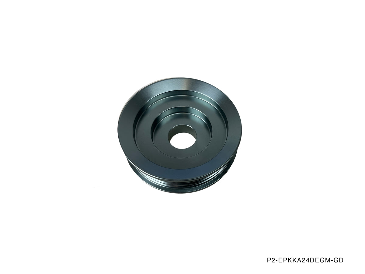 Phase 2 Motortrend (P2M) 3pc Aluminum Pulley Kit - Nissan 240SX S13 / S14 KA24DE DOHC