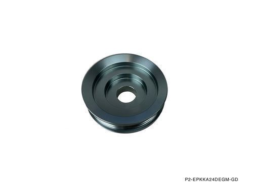Phase 2 Motortrend (P2M) 3pc Aluminum Pulley Kit - Nissan 240SX S13 / S14 KA24DE DOHC