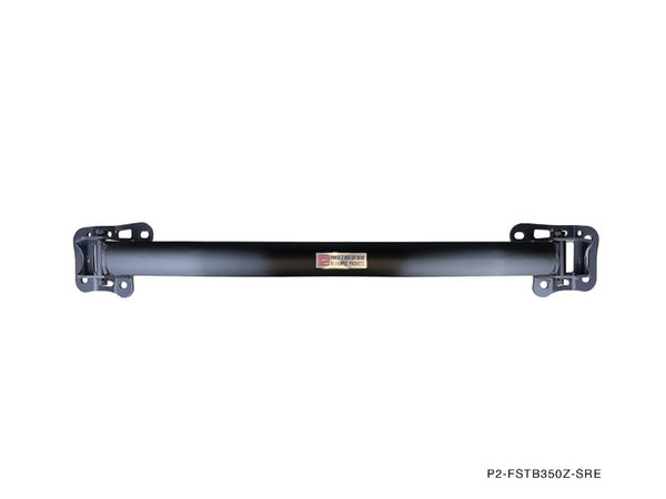 P2M Phase 2 Motortrend Aluminum FRONT Strut Tower Brace Bar - Nissan Z33 350z VQ35DE (2007-2009)