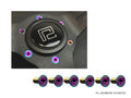 P2M SUPERFLY TITANIUM STEERING WHEEL COUNTER SUNK BOLT SET : RAINBOW