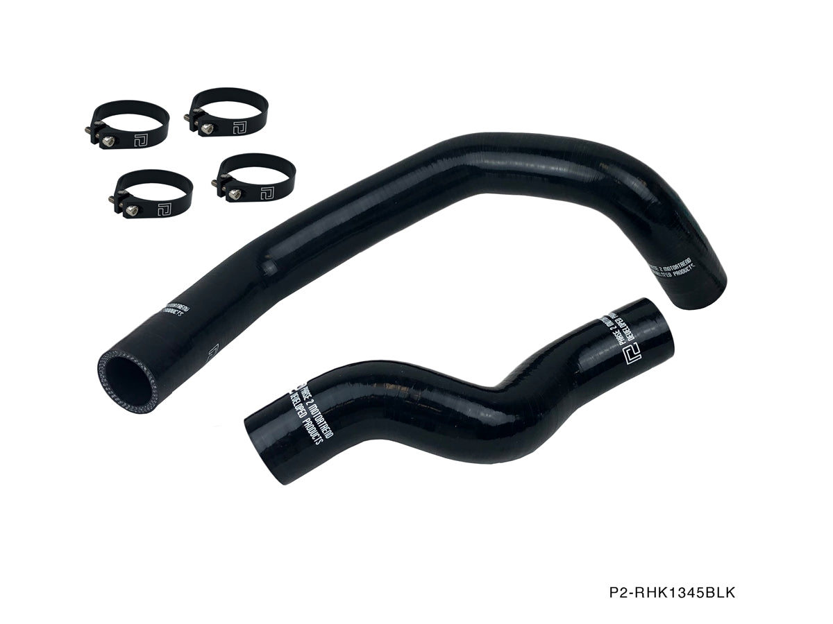 P2M 4 ply Radiator Hose Kit BLACK - Nissan 240SX SR20DET - P2-RHK1345BLK
