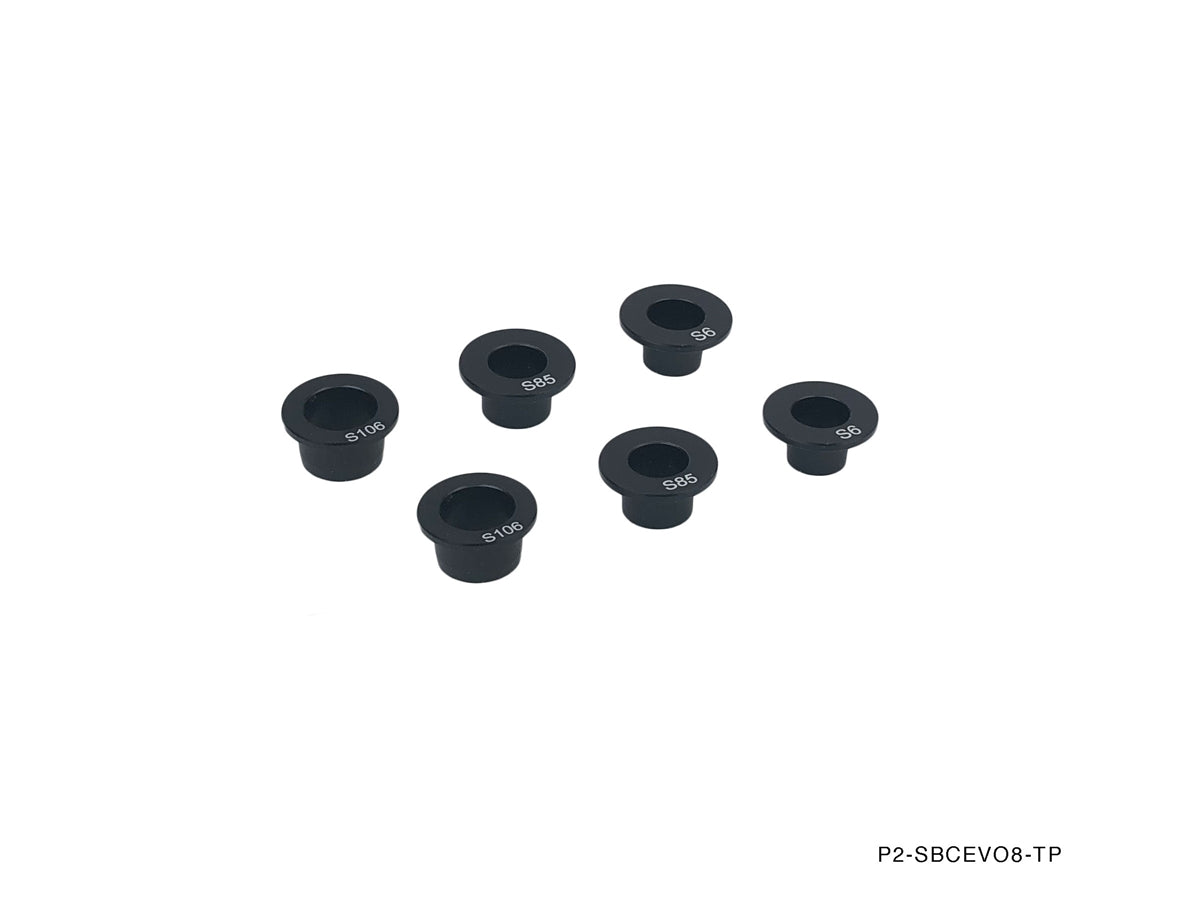 P2-SBCEVO8-TP - MITSUBISHI EVO 8 2003-05 (CT9A) SUBFRAME RIGID COLLAR KIT - View 1