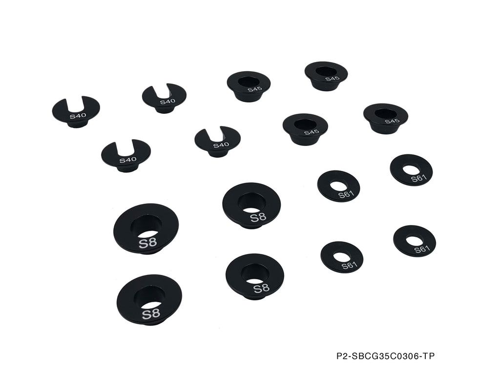 P2-SBCG35C0306-TP - INFINITI G35 COUPE 2003-06 SUBFRAME RIGID COLLAR KIT - View 1