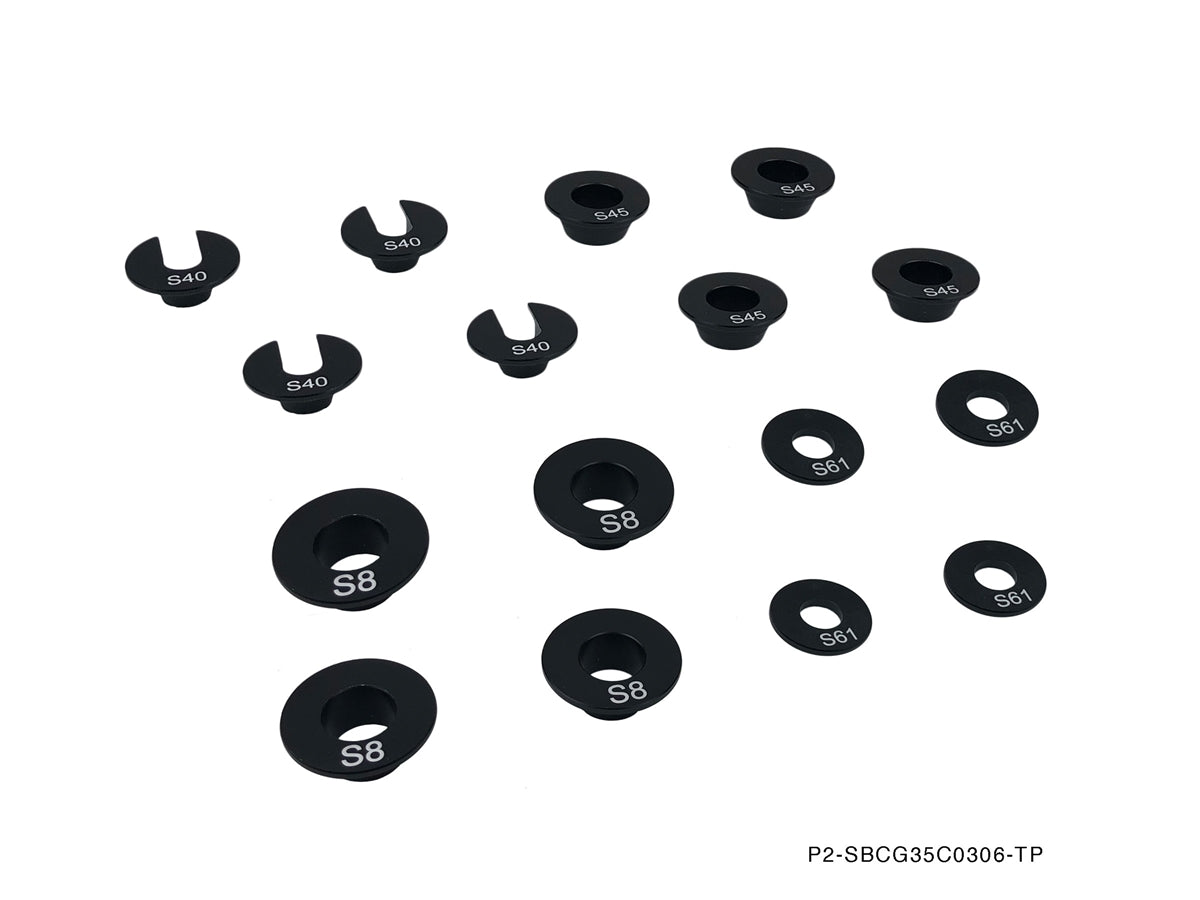 P2-SBCG35C0306-TP - INFINITI G35 COUPE 2003-06 SUBFRAME RIGID COLLAR KIT - View 1
