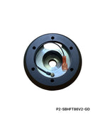 P2-SBHFT86CMB-GD - TOYOTA FRS(GT86) BILLET ALUMINUM 50MM STEERING WHEEL HUB ADAPTER (VERSION 2) - View 2