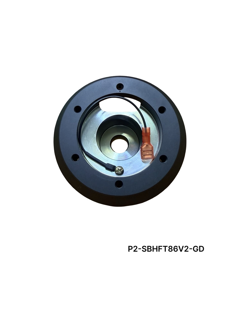 P2-SBHFT86CMB-GD2 - SUBARU BRZ BILLET ALUMINUM 50MM STEERING WHEEL HUB ADAPTER (VERSION 2) - View 5