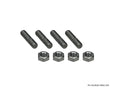 P2-SUS001SN4-GD - STAINLESS T25 / T28 TURBO INLET STUD NUT SET M8X1.25 - View 1