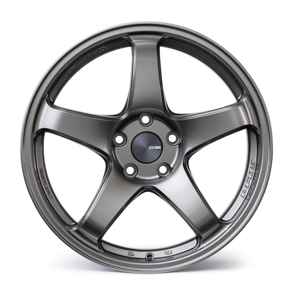 Enkei PF05 | Enkei PF05 Dark Silver Wheel Front Face