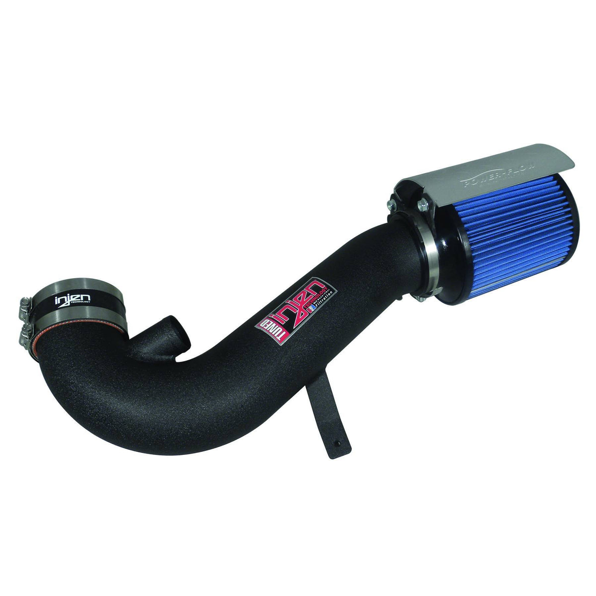 Injen PF Cold Air Intake System (Wrinkle Black) - Ford Mustang GT 2011-2014