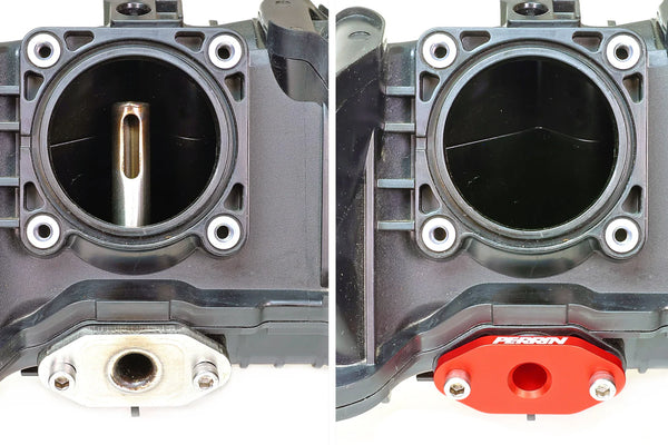 Perrin Performance Low Profile Intake Return Nozzle - Red